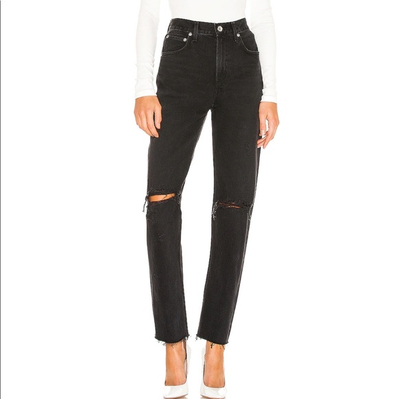 AGOLDE Cherie High Rise Straight in Distortion - Size 24 - Picture 1 of 9